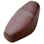 (image for) Distressed Faux Leather Brown Buddy Seat Cover Waterproof
