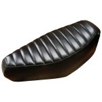 (image for) Honda Elite 80 Padded Seat Cover Black Tuck and Roll