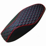 (image for) Double Diamond Seat Cover Honda PCX 2010-13 Black Hand Tailored