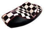 (image for) Honda Reflex Scooter Seat Cover Black and White Checkers