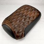(image for) Honda Ruckus Tobacco and Black Diamond Seat Cover Handmade
