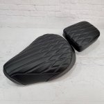 (image for) Honda Super Cub C125 Seat Cover Black Diamond Pleast Handmade