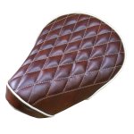 (image for) Honda Super Cub C125 Diamond Seat Cover Whiskey Brown SuperCub