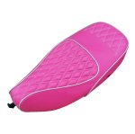 (image for) Vespa LX 50 150 Hot Pink Double Diamond Seat Cover Handmade