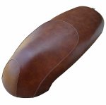 (image for) Distressed Whiskey Faux Leather Kymco Like 50 125 200 Seat Cover