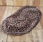 (image for) Honda Metropolitan Fur Scooter Seat Cover Leopard Cheetah Tiger
