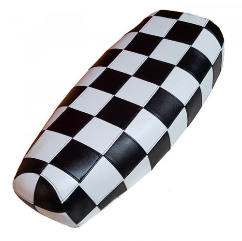 Genuine Stella Checkers SKA Black White Scooter Seat Cover : Cheeky ...