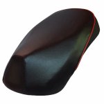 (image for) Sym Mio 50 150 Scooter Seat Cover Black with Red Piping