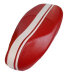 (image for) Vespa Primavera Sprint 50 125 150 Red Racing Stripe Seat Cover