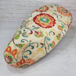 (image for) Vespa Sprint Primavera Ecru Big Floral Flowers Boho Seat Cover