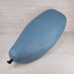 (image for) Vespa LX 50 150 Distressed Blue Seat Cover French Seams Handmade