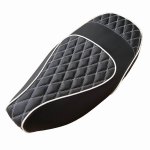 (image for) Vespa LX 50 150 Double Diamond Black Seat Cover Handmade