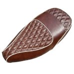 (image for) Double Diamond Vespa ET 2 /4 Whiskey Brown Seat Cover Handmade