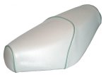 (image for) Cottage White Genuine Buddy seat cover, Choose Your Own Piping!