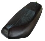 (image for) Yamaha Zuma 50 Scooter Seat Cover Black Crocodile Alligator
