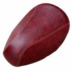 (image for) Yamaha Vino 49 / 50 Oxblood Seat Cover French Seams Handmade