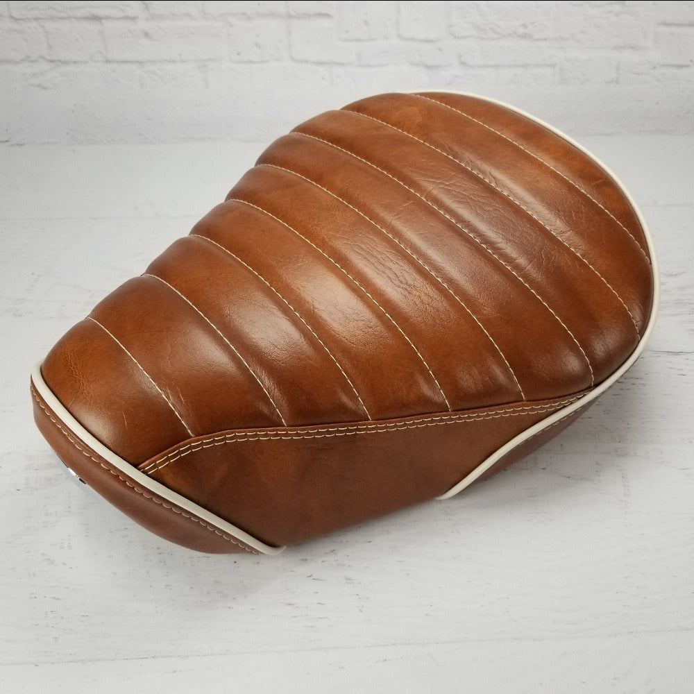 Honda Super Cub Seat Cover Distressed Chestnut Padded - Click Image to Close