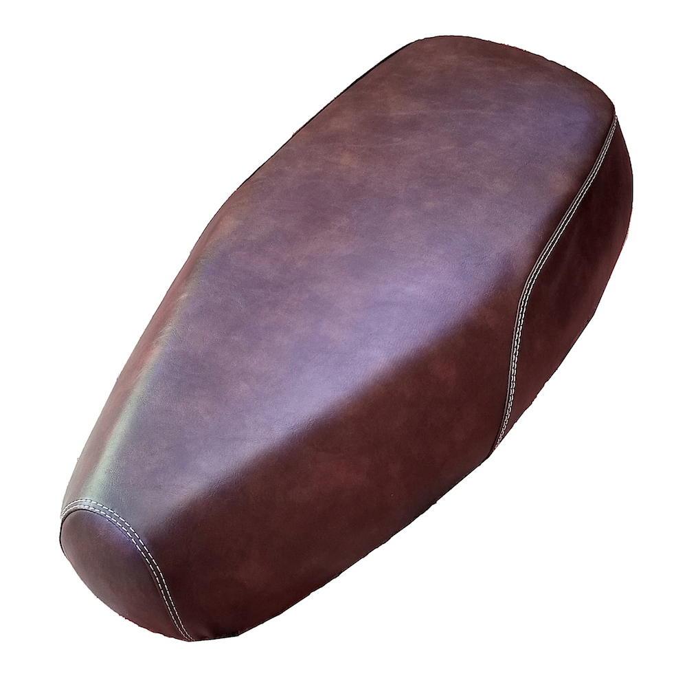 Buddy Kick Distressed Whiskey Brown Faux Leather Seat Cover