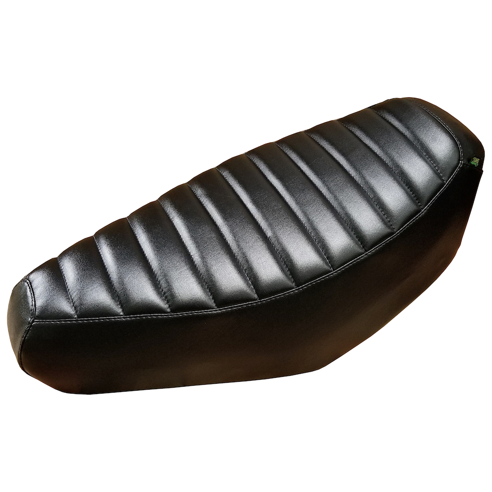 Honda Elite 80 Padded Seat Cover Black Tuck and Roll