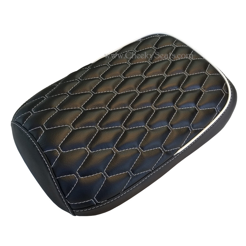 Honda Ruckus Tall Diamond Hexagon Seat Cover Handmade - Click Image to Close