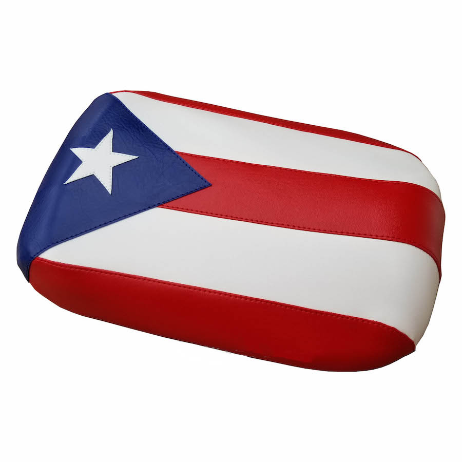 Puerto Rico Flag Maddog Seat Cover Boricua Bandera Padded Option Cheeky Seats Scooter Seat Covers