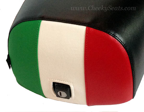 Italian Flag Rear Genuine Stella Scooter Seat Cover Waterproof
