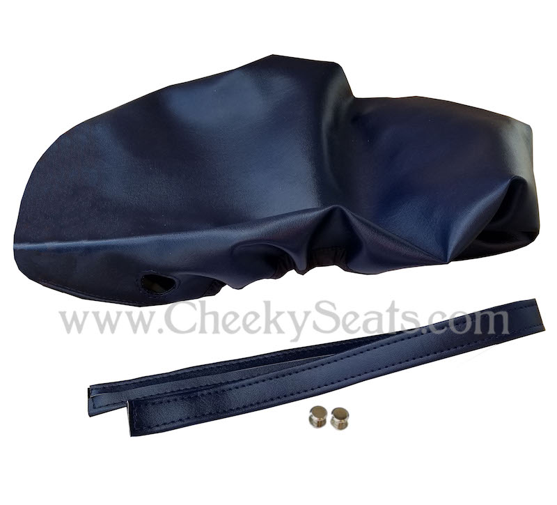 Classic Navy Blue ET 2/4 Seat Cover with piping - Original Style
