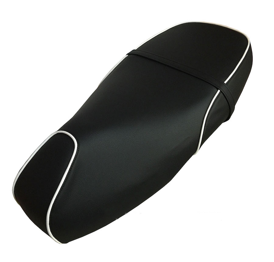Vespa GT 125 / 200 Matte Black with Piping Seat Cover Waterproof