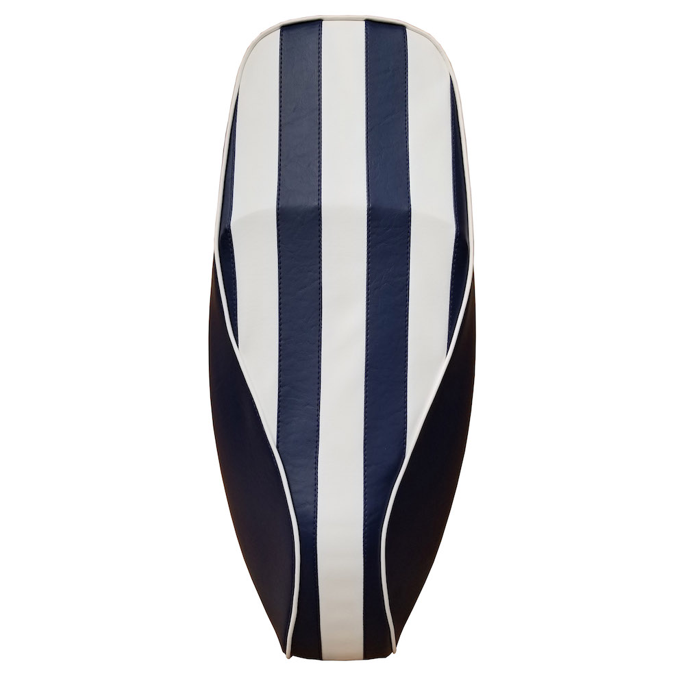 Vespa GTS Yacht Club Seat Cover Beach Stripes Handmade